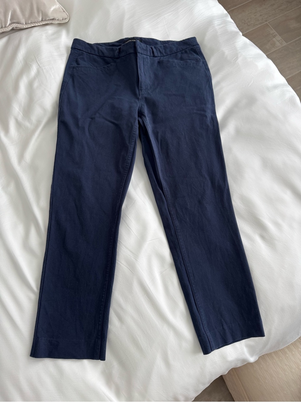 Banana Republic Navy Straight-Leg Pants